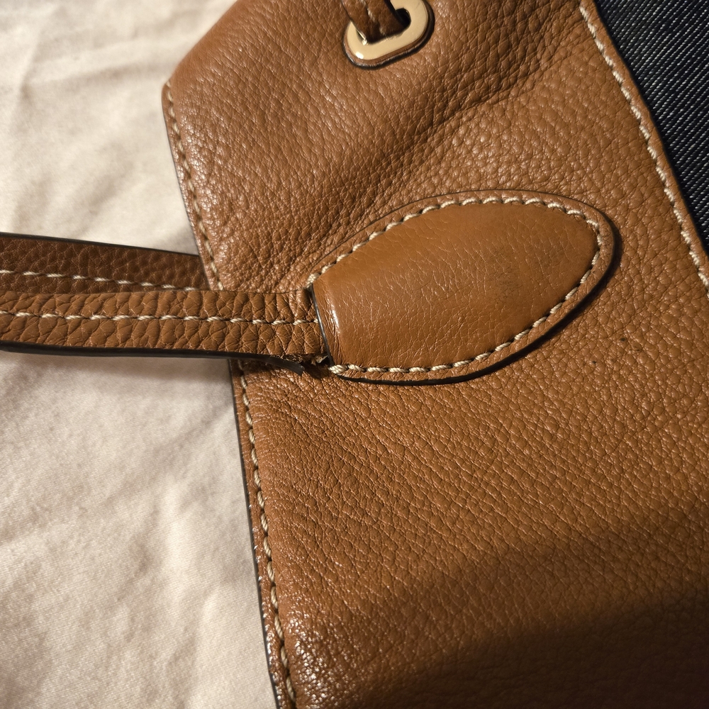 Michael Kors Marina Large Denim Tote - Picture 9 of 10